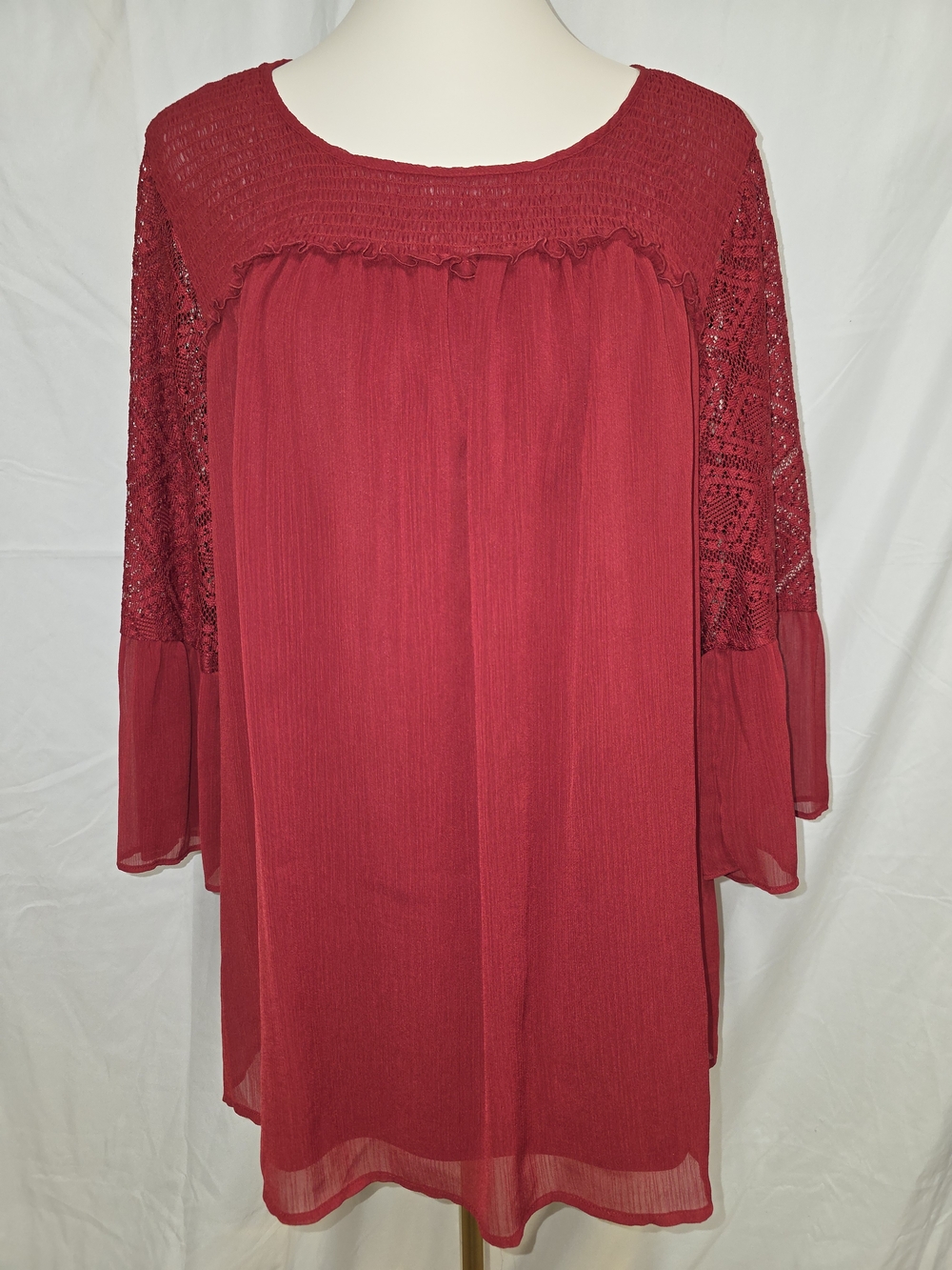 Apt. 9 Red Lightweight Blouse